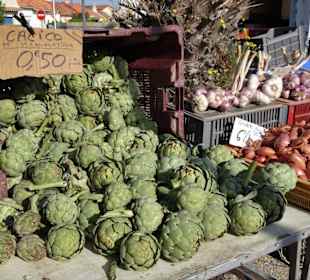 Impressionen vom Wochenmarkt Saint-Cyprien-Plage