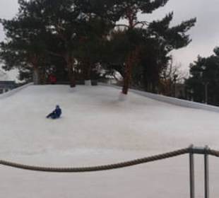 Kunstschnee für die Kinder
