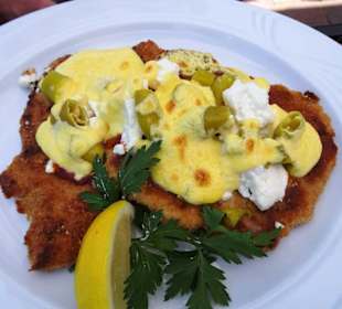 Scharfes Schnitzel mit Sauce Hollandaise