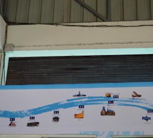 Fahrt auf dem Chao Phraya Fluss Bangkok