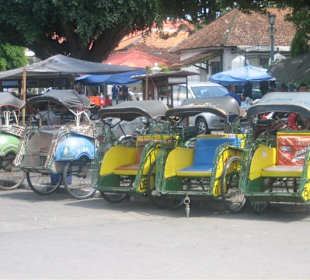 Fortbewegungsmittel in Yogya