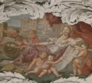 Im Riesensaal von Schloss Ehrenburg