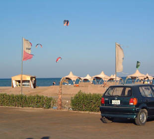 Kiter am Mangroovy Beach