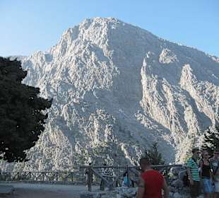 Eingang in die Samaria Schlucht.