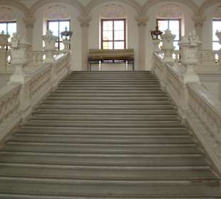 Teil Kaiserstiege im Kaisertrakt