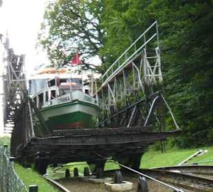 Bergstation: Abfahrt hinab beginnt