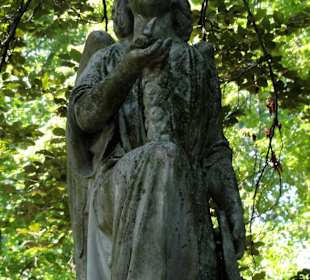 Blick über die Grabmale im Cheltenham-Park