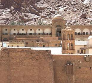 Blick vom Mosesberg auf das Katharinenkloster