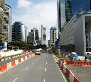 Unterwegs in Singapur mit dem Hop and Hop Bus