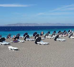 Strand an der Westküste von Rhodos