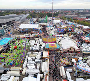 Der Freimarkt 2018 aus Vogelperspektive