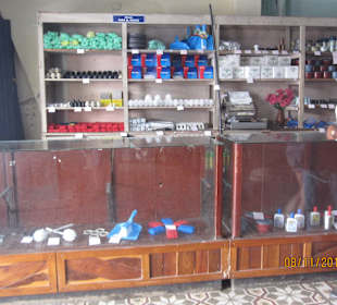 Verkaufstheke eines staatlichen Peso Ladens