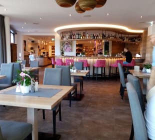 Hier der shr schöne Bereich in dem man Frühstücken und Abendessen kann.  Ursprungs Panorama Hotel