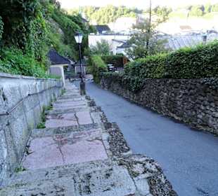 Der steile Stefan-Zweig-Weg