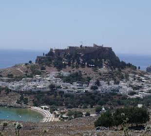 Lindos mit Akropolis