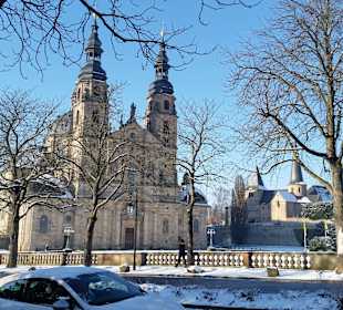 Dom zu Fulda im Winter