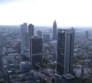 Blick aufs Bankenviertel