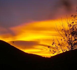 Abendstimmung der besonderen Art