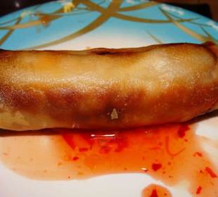 Frühlingsrollel vom Förderband