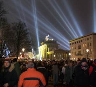 Auf dem Weg zum Brandenburger Tor