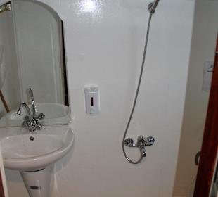 Kabine - Dusche + Waschbecken