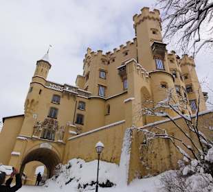 Schloß Hohenschwangau im Winter
