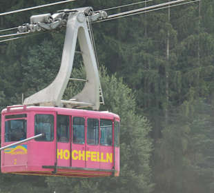 Fahrt mit der Hochfelln-Seilbahn