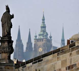 Blick zum St.Veits-Dom