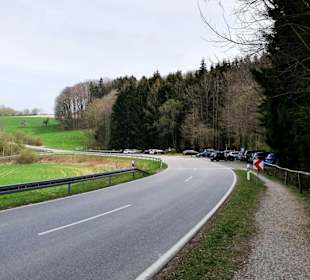 Rückblick zum Parkplatz