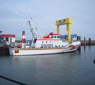 Die "Eiswette" dass Rettungsboot der "DGzRS" !