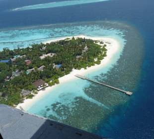 Landeanflug Velidhu 