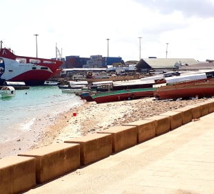 Blick auf den Hafen