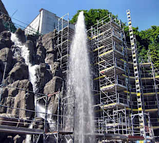 Start der Wasserspiele