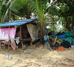 Bophut Strand - Dreck und Müll