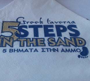 Taverne Five Steps in the Sand