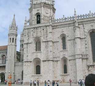 Das Kloster Mosteiro dos Jeronimos in Lissabon