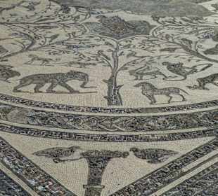 Mosaik mit Tiermotiven 