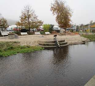 Wasserspielplatz an der Isenach