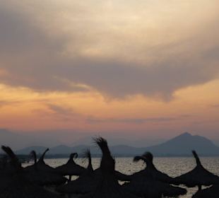 Strand von Son Baulo Sonnenuntergang
