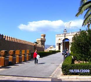 Auf dem Weg vom Bus-Bahnhof zur Kathedrale La Seu