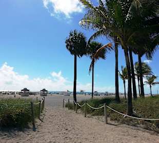 Blick auf den Strand
