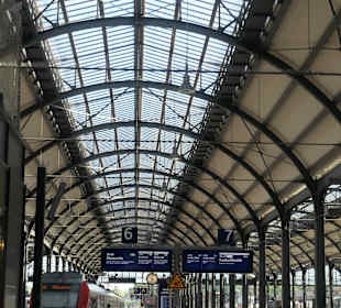 Beim Hauptbahnhof von Wiesbaden
