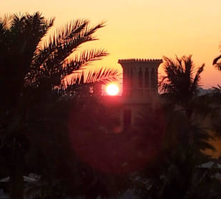 Sonnenuntergang im Hamra Fort