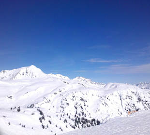 Skigebiet Warth, oben aufm Berg
