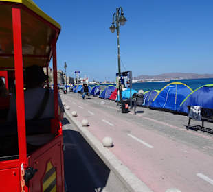 Mit der City Train durch Kos Stadt