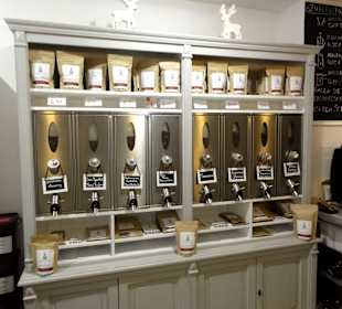 Einzelne Kaffeesorten zur Auswahl