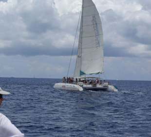 Mit Katamaran zur Insel Saona