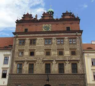 Rathaus am Náměstí Republiky