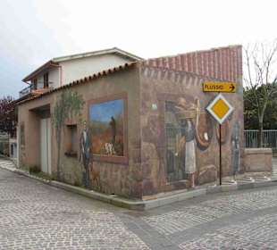 Wandmalerei in Tinnura