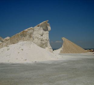 Gigantische Salzberge